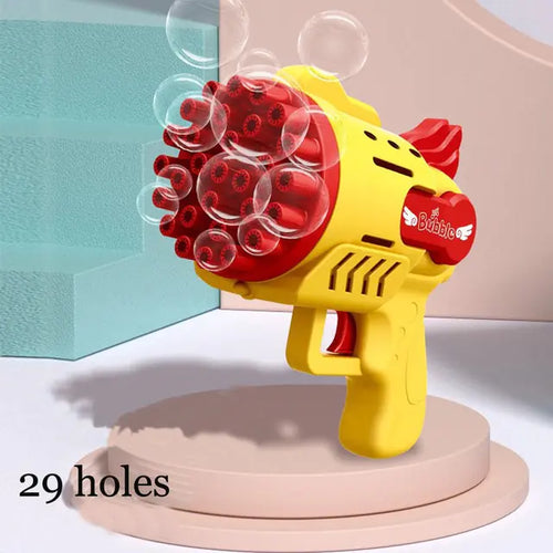 Load image into Gallery viewer, Bubble Gun Electric Automatic Soap Rocket
