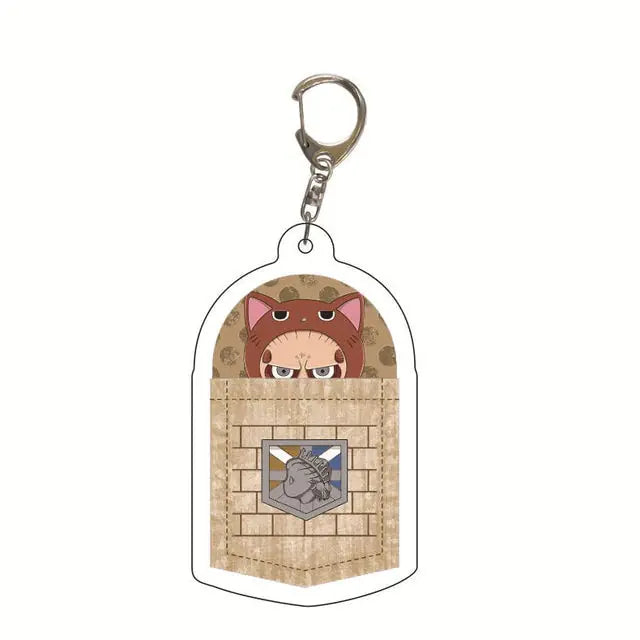 Cartoon Pendant Key Chain