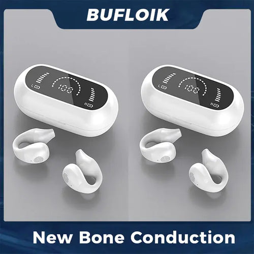 Load image into Gallery viewer, Bone Conduction Earphone Bluetooth 5.2 Ear Clip
