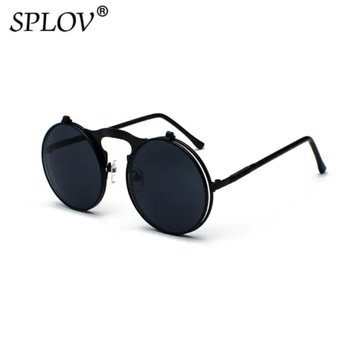 Load image into Gallery viewer, Vintage Steampunk Flip Sunglasses
