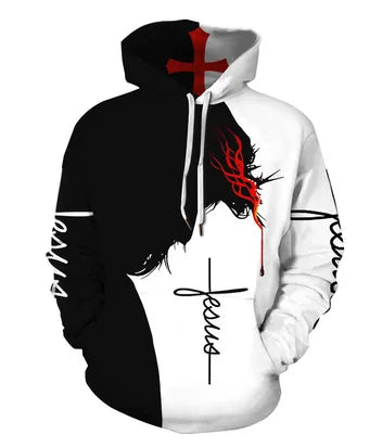 Load image into Gallery viewer, Unisex 3D Printed Jesus Hoodie
