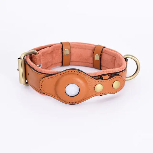 Load image into Gallery viewer, Leather Anti-Lost Dog Collar
