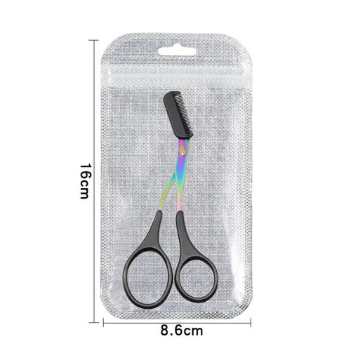 Load image into Gallery viewer, Eyebrow Trimming Scissors With Comb
