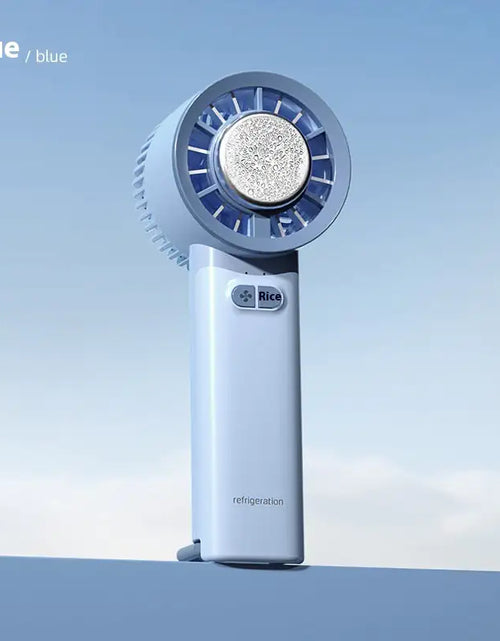 Load image into Gallery viewer, 2024 Summer Gadget Handheld Turbo Jet Fan Mini Portable Ice Cold Fan Generation Brushless Motor Wind High Speed Duct Fans Violent Blower
