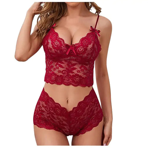 Load image into Gallery viewer, Lace Lingerie Set
