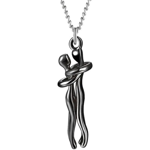 Load image into Gallery viewer, Couple Hugging Pendant Necklace
