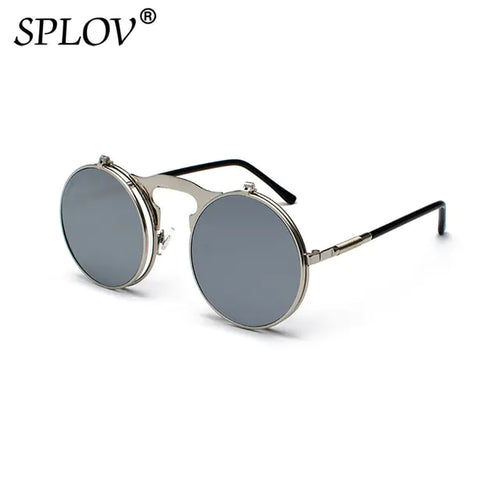 Load image into Gallery viewer, Vintage Steampunk Flip Sunglasses
