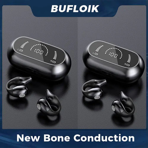 Load image into Gallery viewer, Bone Conduction Earphone Bluetooth 5.2 Ear Clip
