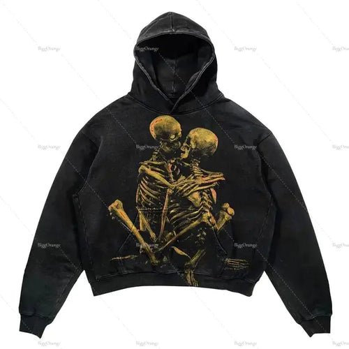 Load image into Gallery viewer, Punk Wind Ninja Printed Hoodies
