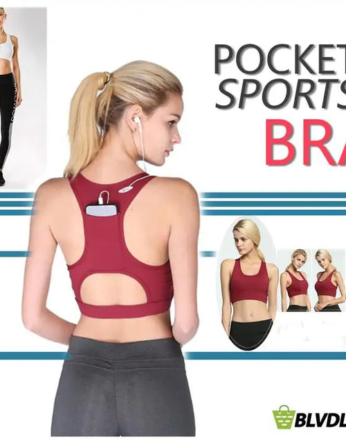 Load image into Gallery viewer, FitFlex Lifting Pocket Sports Bra
