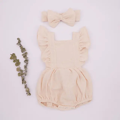 Load image into Gallery viewer, Organic Cotton Summer Baby Girl Clothes
