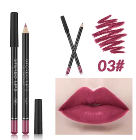 13 color lipliner pencils