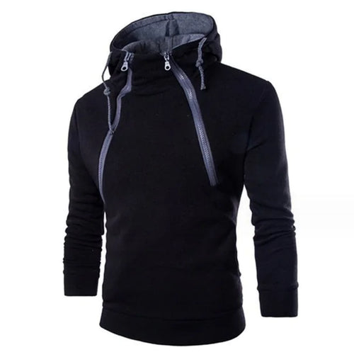 Load image into Gallery viewer, Men&#39;s High Neck  Hooded Pullovers
