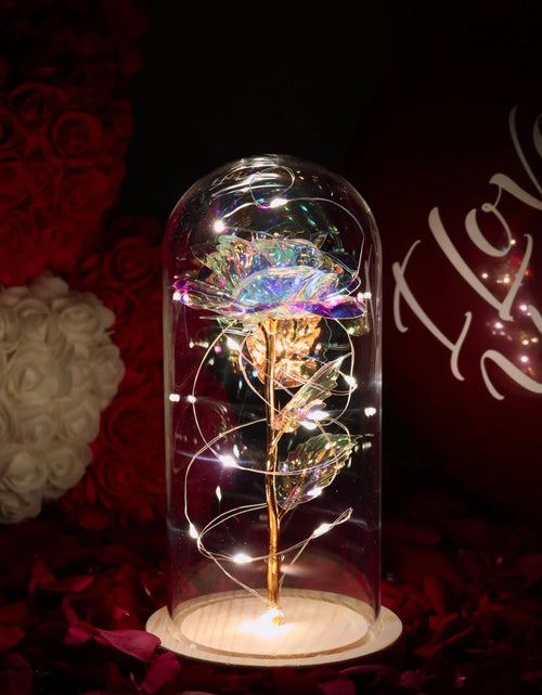 Load image into Gallery viewer, Galaxy Rose Eternal Lamp
