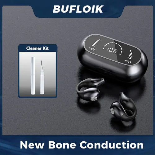 Load image into Gallery viewer, Bone Conduction Earphone Bluetooth 5.2 Ear Clip
