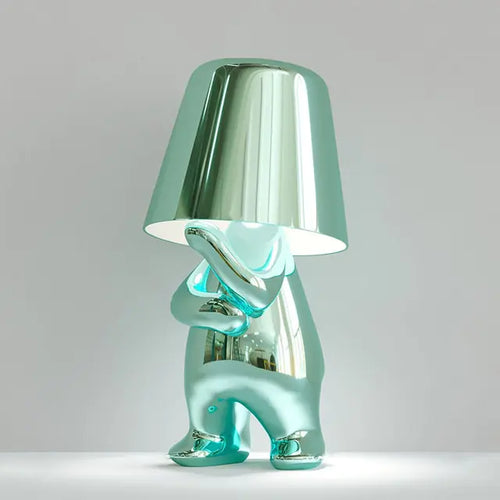 Load image into Gallery viewer, Italy Little Golden Man LED Table Lamp
