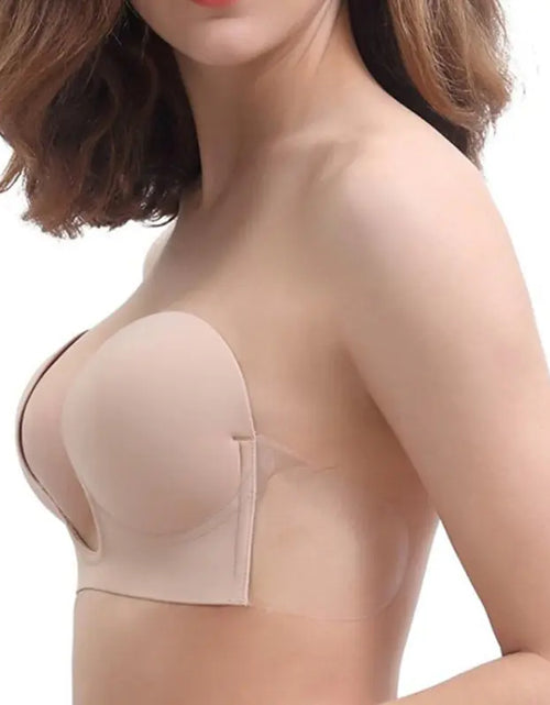 Load image into Gallery viewer, Invisible Backless Adhesive Push Up Bra
