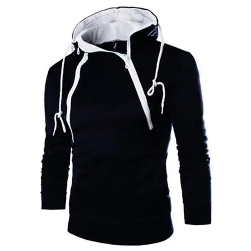 Load image into Gallery viewer, Men&#39;s High Neck  Hooded Pullovers
