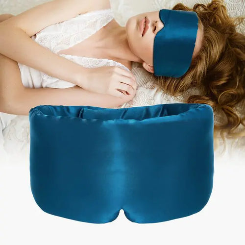 Load image into Gallery viewer, Double Layer Silk Sleeping Mask
