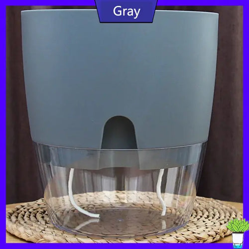 Load image into Gallery viewer, Transparent  Self Watering Flowerpot
