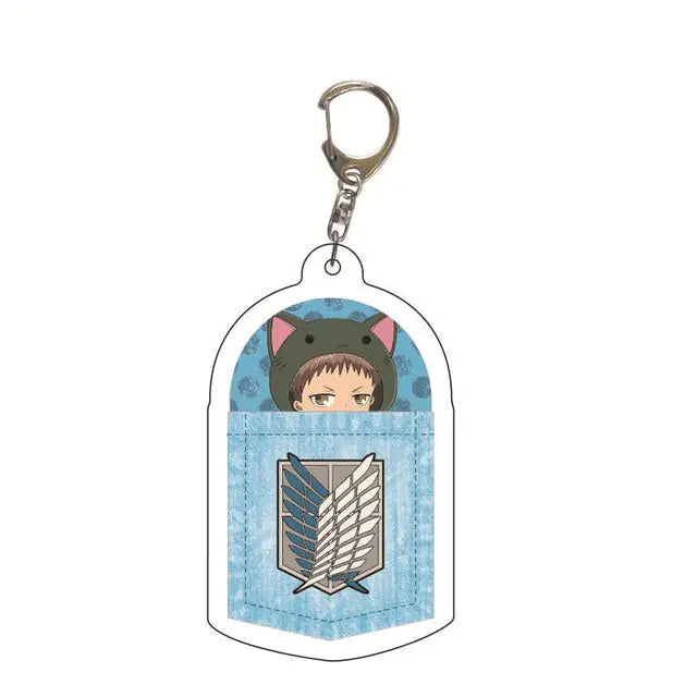 Cartoon Pendant Key Chain