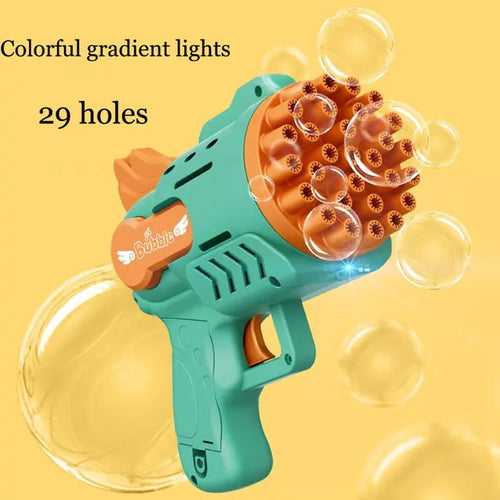 Load image into Gallery viewer, Bubble Gun Electric Automatic Soap Rocket
