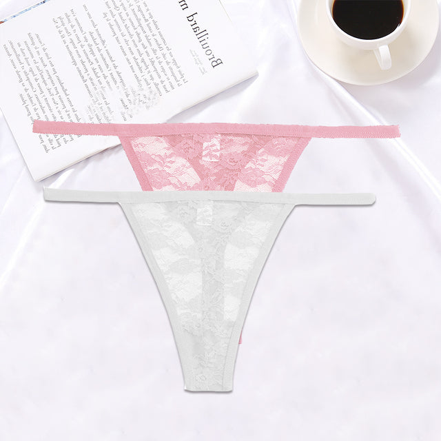 2PCS/Set Women Lace G-string Panties