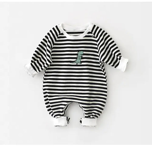 Load image into Gallery viewer, Newborn Baby Striped Rompers
