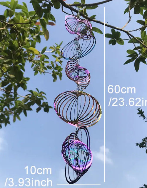 Load image into Gallery viewer, 3D Rotating Wind Chimes
