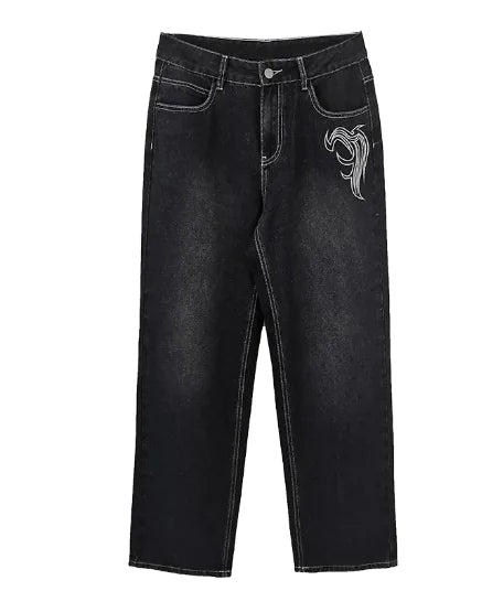 Load image into Gallery viewer, Printed Cargo Jeans
