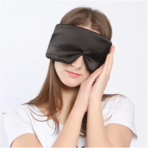 Load image into Gallery viewer, Double Layer Silk Sleeping Mask
