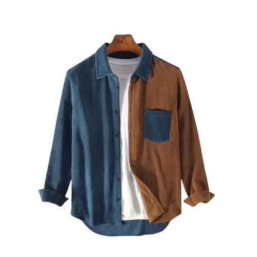 Load image into Gallery viewer, Cargo Corduroy Men&#39;s Long Sleeve
