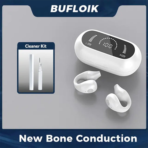 Load image into Gallery viewer, Bone Conduction Earphone Bluetooth 5.2 Ear Clip
