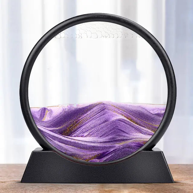 3D Hourglass Deep Sea Sandscape In Motion