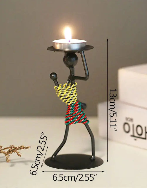 Load image into Gallery viewer, Nordic Metal Candlestick
