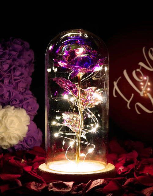 Load image into Gallery viewer, Galaxy Rose Eternal Lamp
