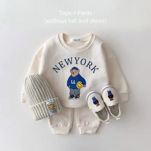 Load image into Gallery viewer, Baby Casual Hoodie and Pants Set
