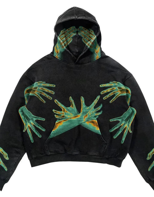 Load image into Gallery viewer, Punk Wind Ninja Printed Hoodies
