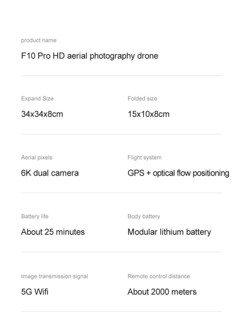 Load image into Gallery viewer, Drone 6K HD Dual Camera
