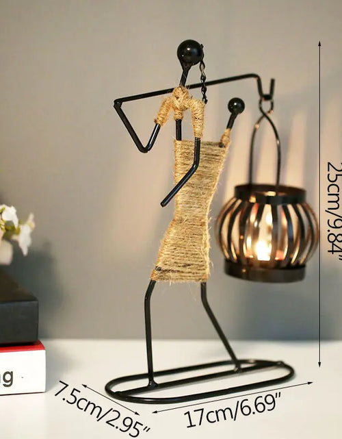 Load image into Gallery viewer, Nordic Metal Candlestick
