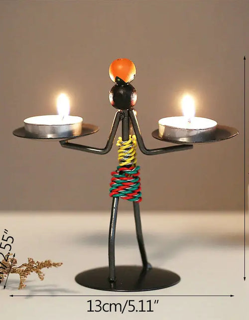 Load image into Gallery viewer, Nordic Metal Candlestick
