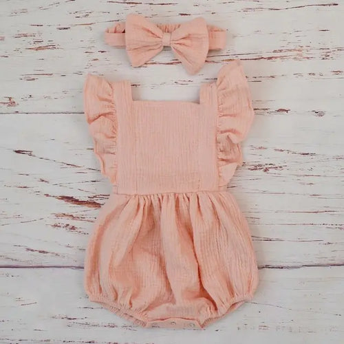 Load image into Gallery viewer, Organic Cotton Summer Baby Girl Clothes
