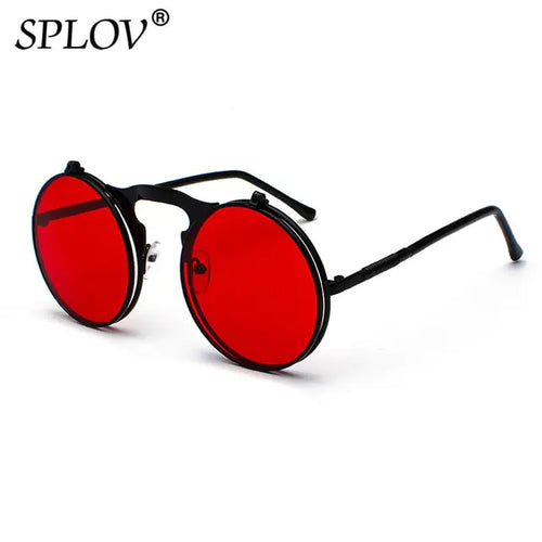 Load image into Gallery viewer, Vintage Steampunk Flip Sunglasses
