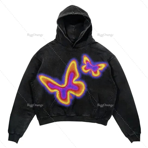 Load image into Gallery viewer, Punk Wind Ninja Printed Hoodies
