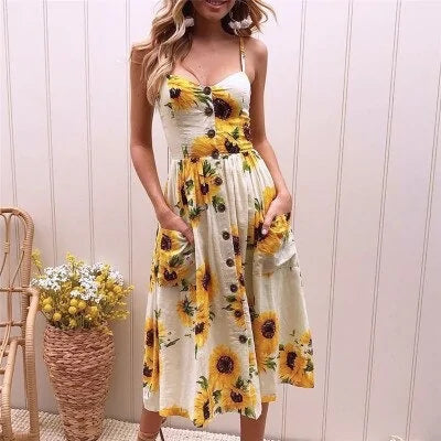 Load image into Gallery viewer, Summer Boho Dress
