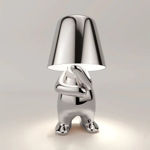 Load image into Gallery viewer, Italy Little Golden Man LED Table Lamp
