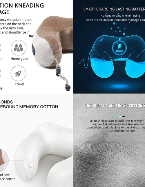 Load image into Gallery viewer, Neck Massager U Shaped Pillow
