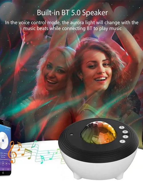 Load image into Gallery viewer, Aurora Galaxy Projector with Bluetooth
