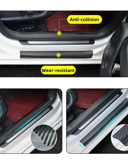 Load image into Gallery viewer, Carbon Fiber Car Sticker Protector
