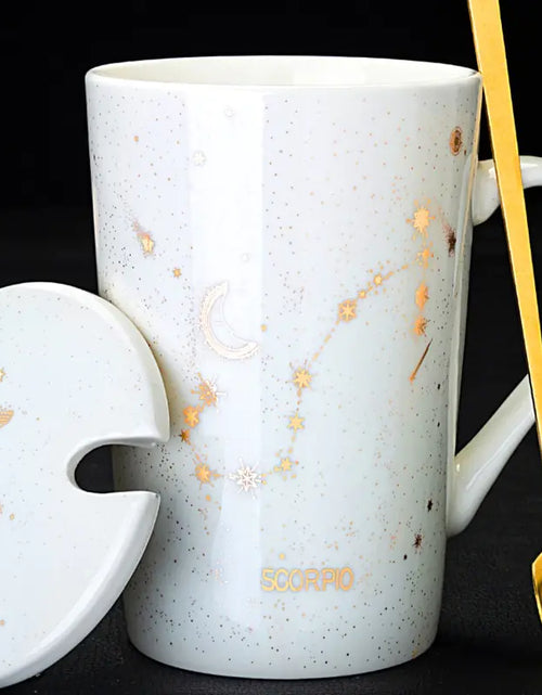 Load image into Gallery viewer, 12 Constellations Creative Mugs With Spoon
